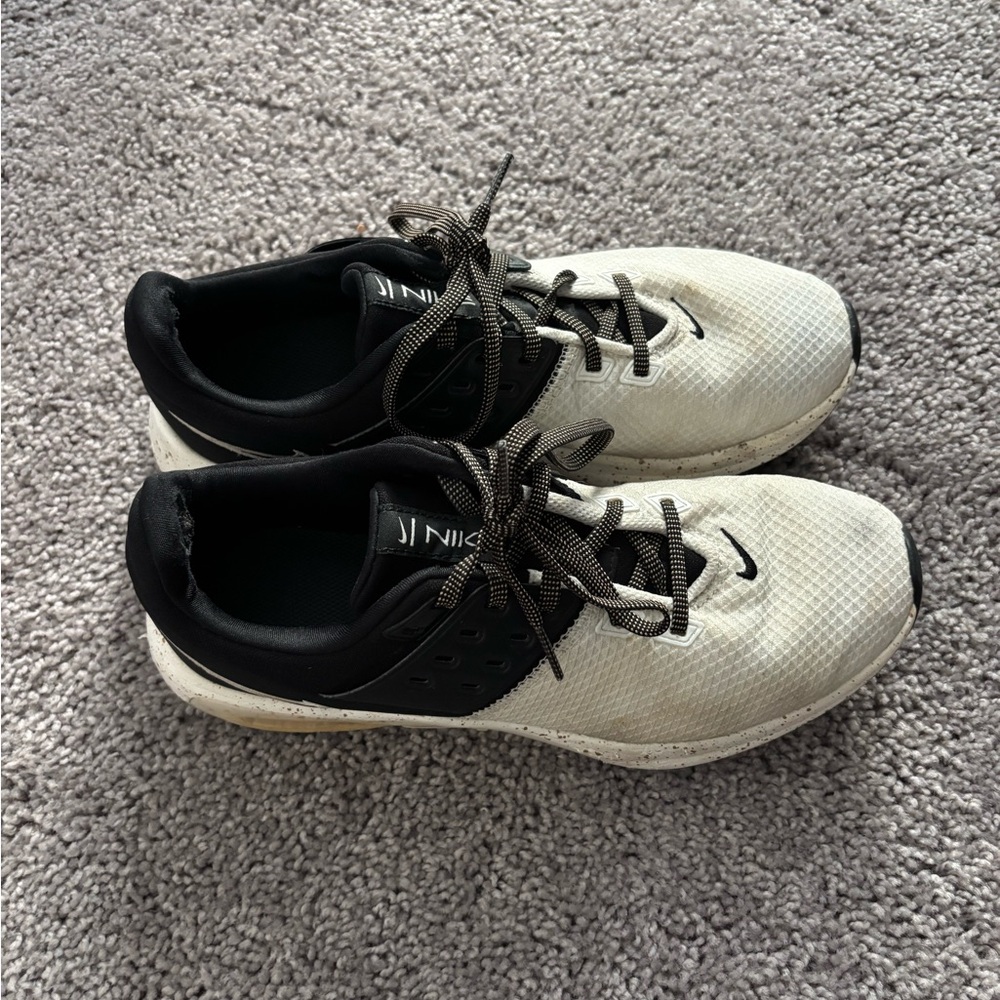 Nike White and Black Athletic Shoes